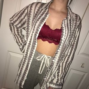 NEW! Loose fitting button up